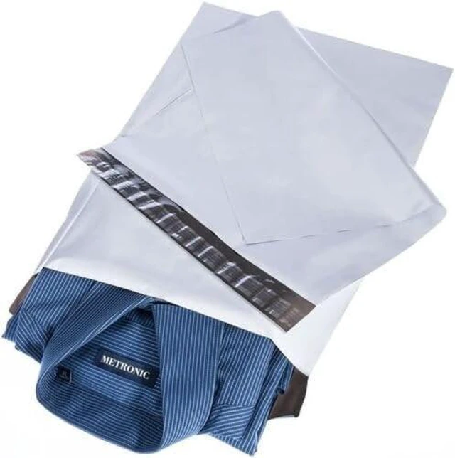 Alt view image 2 of 5 - 100 4x6 Poly Mailers Envelopes Self Seal Shipping Bags 2 Mil 4" x 6"