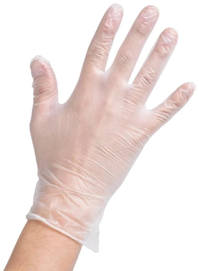 Main image of 200 Disposable Gloves 3.5 Mil Vinal Food Glove (Non Latex Vinyl Exam) Small