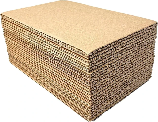 Alt view image 5 of 5 - 25 9x12 Cardboard Corrugated Pads Inserts Filler Sheet 9 x 12