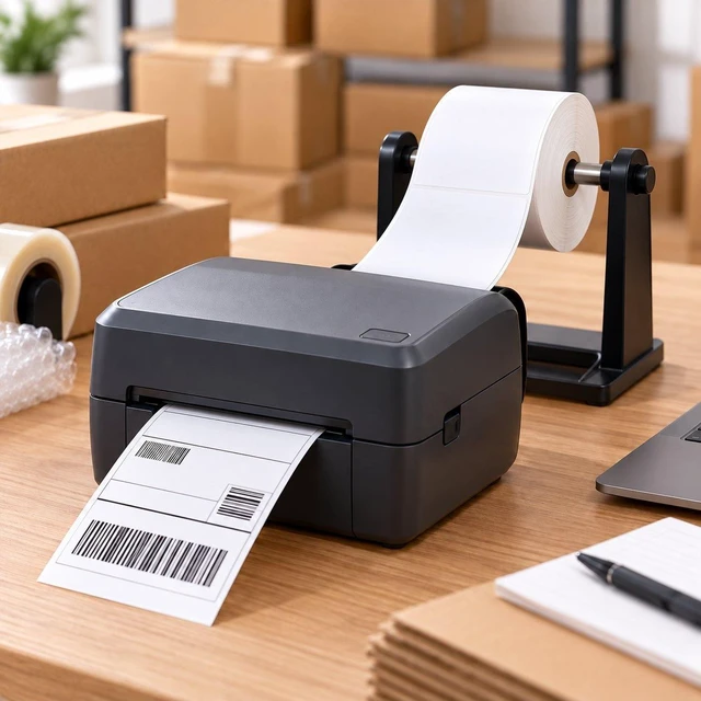 Alt view image 4 of 7 - supplyhut 4 x 6 Direct Thermal Shipping Labels, 1 Inch Core, 250 Labels per Roll, 1 Roll (250 Labels)