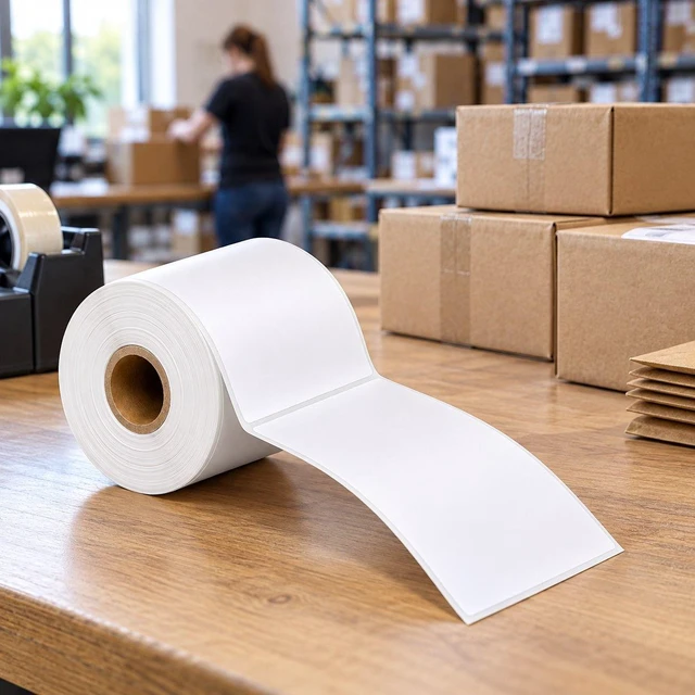 Alt view image 6 of 7 - supplyhut 4 x 6 Direct Thermal Shipping Labels, 1 Inch Core, 250 Labels per Roll, 1 Roll (250 Labels)