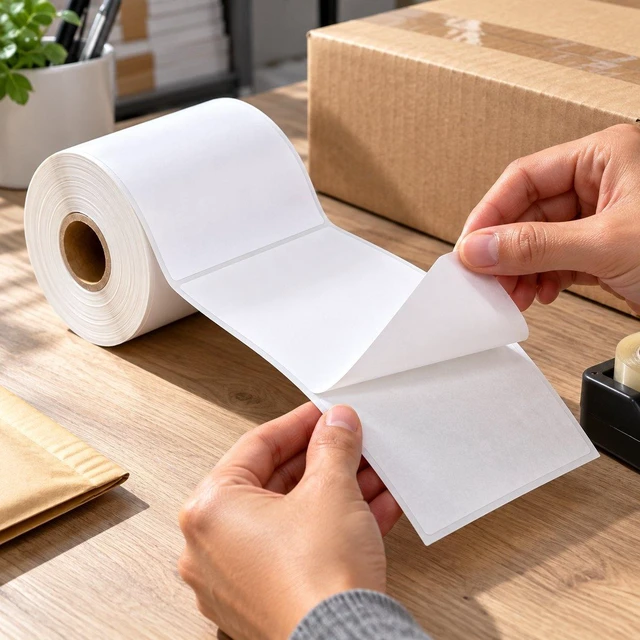 Alt view image 7 of 7 - supplyhut 4 x 6 Direct Thermal Shipping Labels, 1 Inch Core, 250 Labels per Roll, 1 Roll (250 Labels)