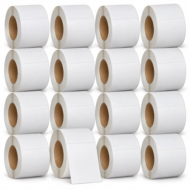 Main image of Direct Thermal Labels 4x6 Shipping 3 Inch Core 1000 per Roll 16 Rolls 16,000 Labels
