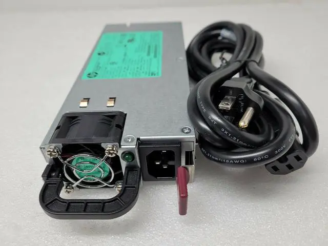 Main image of J9580a Psu Hp Hpe X312 1000W Power Supply Unit Hot-Plug W/ Power Cord  Pulled