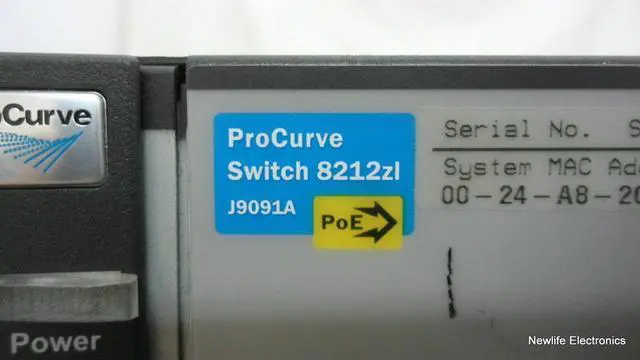 Main image of Hp J9091-69001 Procurve Switch 8212Zl Chassis Assembly (9U) J9091-61101 J9091a