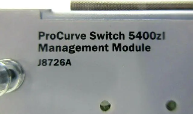 Alt view image 2 of 7 - Hp Procurve Switch 5400Zl Management Module J8726a 5070-2132 A-5029-D3 T9-D11