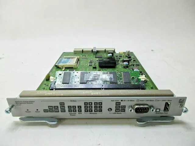 Alt view image 4 of 7 - Hp Procurve Switch 5400Zl Management Module J8726a 5070-2132 A-5029-D3 T9-D11