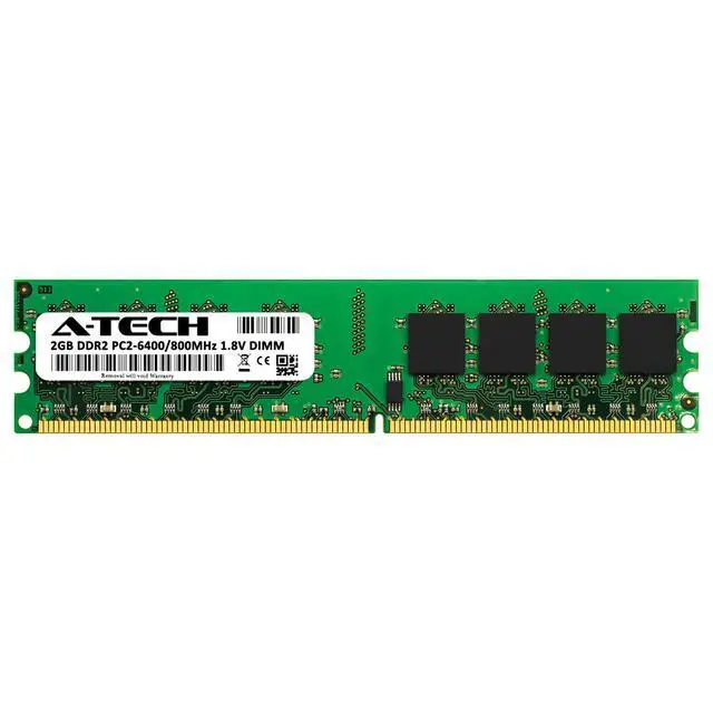 Alt view image 2 of 2 - 2GB DDR2 PC2-6400 DIMM (Replacement for G.Skill F2-6400CL5Q-8GBPQ) Memory RAM