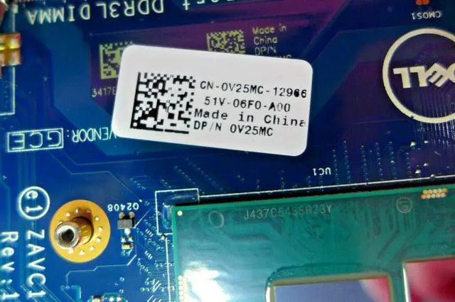 Alt view image 11 of 14 - Dell OEM Inspiron 5548 14 5448 Motherboard System Board i5 Motherboard V25MC