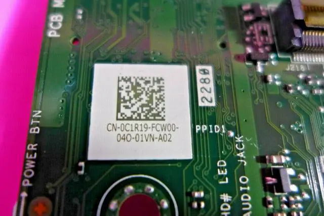 Alt view image 6 of 6 - Genuine Dell Optiplex 7070 Micro Motherboard Ddr4 Ipcfl-Bs/Ek C1R19