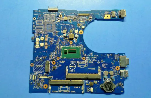 Alt view image 3 of 8 - Dell OEM Vostro 14 5458 3458 Motherboard System Board Intel Motherboard 730VM