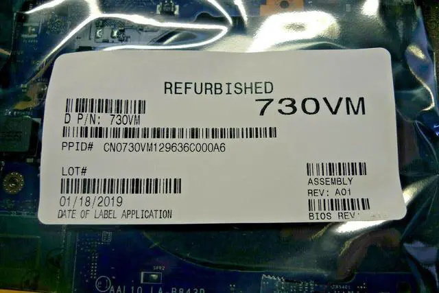 Alt view image 8 of 8 - Dell OEM Vostro 14 5458 3458 Motherboard System Board Intel Motherboard 730VM