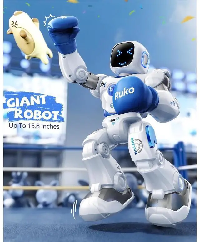 Alt view image 2 of 2 - Ruko Smart Robots for Kids, Large Programmable Interactive RC Robot with Voice Control