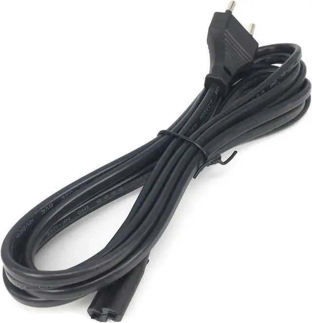 Alt view image 5 of 6 - 1pcs 3M EU Power cable cord Figure 8 C7 to Euro Eu European 2 pin AC Plug power cable cord for cameras,printers,notebook etc