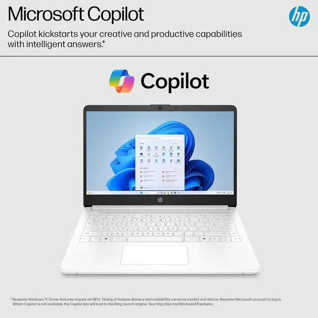 Alt view image 7 of 7 - HP 14" Ultra-Light Laptop for Student & Home (1-Year Office 365, Intel Celeron N4500, 4GB RAM, 64GB eMMC) 12-Hr Long Battery Life, Webcam, Wi-Fi 6, Fast Charge, Win 11 Home in S