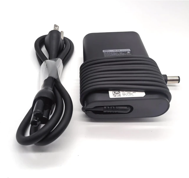 Alt view image 5 of 7 - Dell Laptop Charger 65W watt Barrel 7.4mm tip, Latitude 5280 5290 5490 5491 5285 5289 5480 5488 5580 5590 5591 AC Power Adapter 19.5V 3.34A, Black, LA65NM191