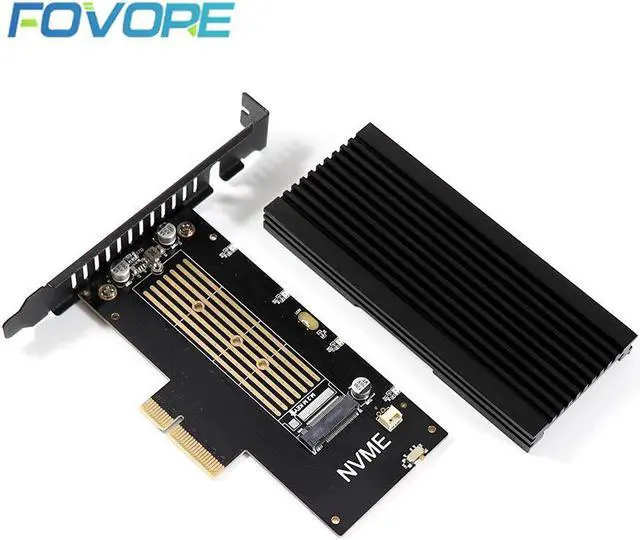 Main image of M2 pcie adapter adapter PCI e M.2 NVME M Key 2280 SSD controller M.2 ssd pcie converter PCI express to M2 adapter with heatsink