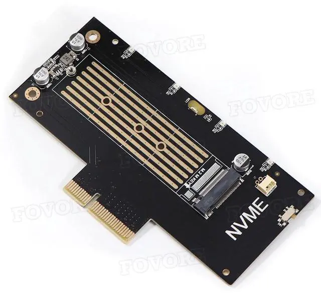 Alt view image 5 of 6 - M2 pcie adapter adapter PCI e M.2 NVME M Key 2280 SSD controller M.2 ssd pcie converter PCI express to M2 adapter with heatsink