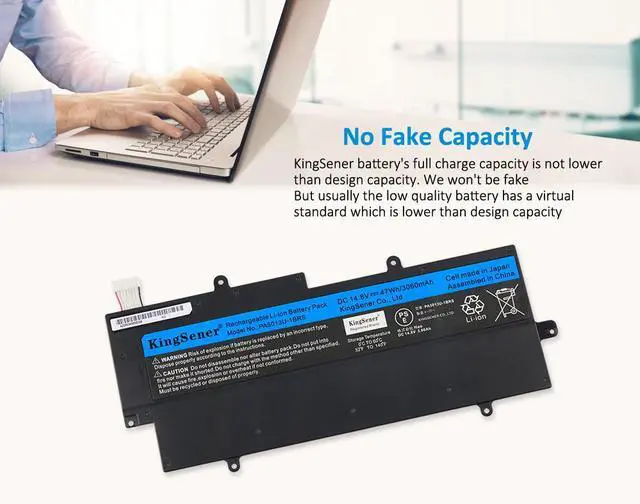 Alt view image 11 of 14 - Pa5013u-1Brs Laptop Battery For Toshiba Portege Z835 Z830 Z930 Z935 Ultrabook Pa5013u-1Brs Pa5013 Pa5013u 14.8V 3060Mah 47Wh