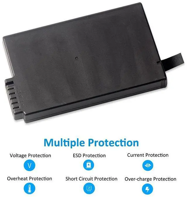 Alt view image 11 of 14 - Dr202 Battery For Getac Bp-Lp2900/33-01Pi Bp-Lc2600/32-01Pi Bp-Lp3070/32-01Pi X500 V100 V200 S400 Rugged Notebook For Dr202i Dr202s Li202s Rs2020 Me202 7800Mah/87Wh