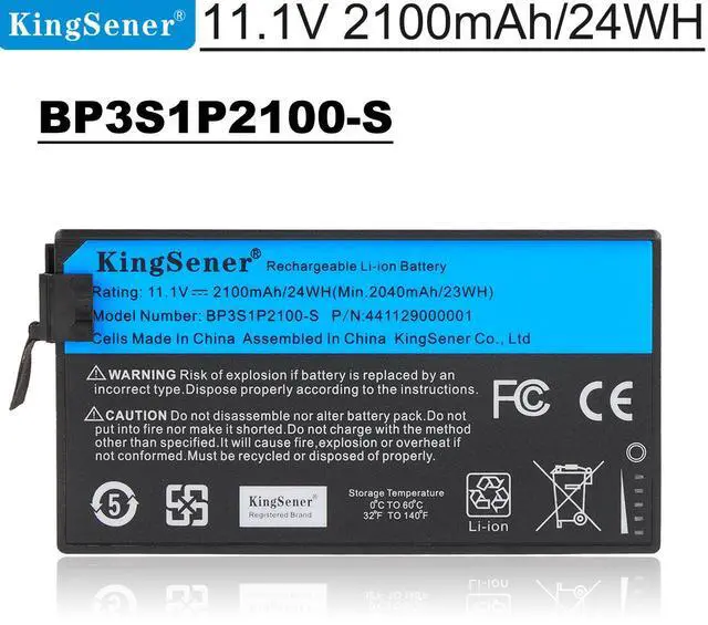 Alt view image 8 of 14 - Bp3s1p2100-S Battery For Getac V110 Rugged Notebook Tablet Bp3s1p2100-S Bp3s1p2100 441129000001 11.1V 2100Mah 24Wh
