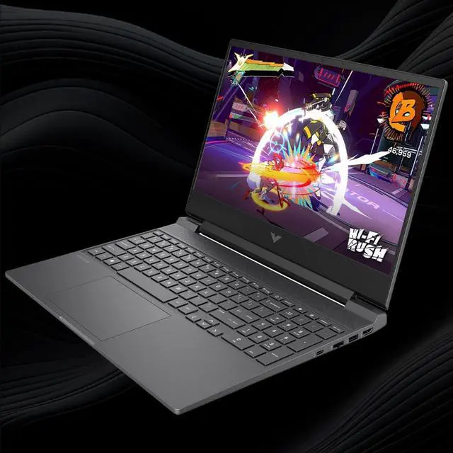 Alt view image 3 of 7 - HP Victus 15 Gaming Laptop, 15.6" FHD 144Hz Display, AMD Ryzen 5 7535HS 6 cores Processor, AMD Radeon RX 6550M, 16GB DDR5 512GB PCIe SSD, Backlit Keyboard, Windows 11 ,Office 2024 License