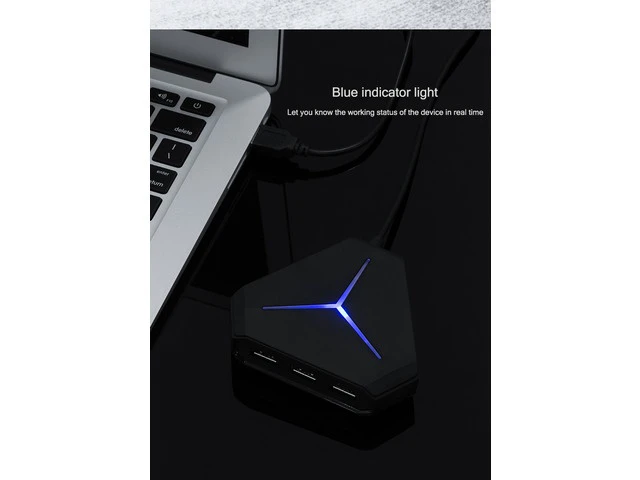 Alt view image 3 of 7 - 6 Port USB Hub, 6*USB 3.0 Splitter Adapter with Cool Light for Multi-device Desktop Laptop