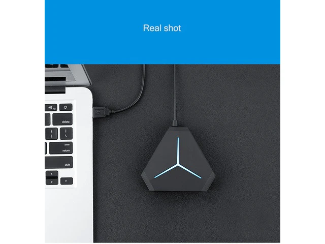 Alt view image 2 of 7 - 6 Port USB Hub, 6*USB 3.0 Splitter Adapter with Cool Light for Multi-device Desktop Laptop