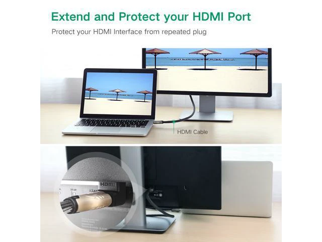 Alt view image 6 of 7 - 4Pack 270 Degree and 90 Degree HDMI Adapter (Right Angle HDMI) with 4K and HDR Support