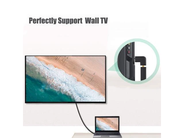 Alt view image 7 of 7 - 4Pack 270 Degree and 90 Degree HDMI Adapter (Right Angle HDMI) with 4K and HDR Support