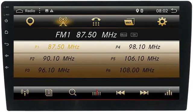 Alt view image 4 of 7 - FYUU 10 Inch Android 8.1 Car Stereo Radio GPS Player Touch Screen 2GB+32GB Wifi 3G 4G