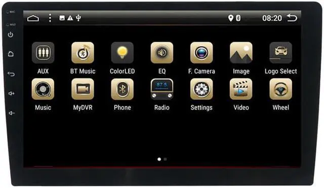 Alt view image 5 of 7 - FYUU 10 Inch Android 8.1 Car Stereo Radio GPS Player Touch Screen 2GB+32GB Wifi 3G 4G