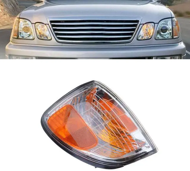 Alt view image 5 of 7 - Acaigel Right Front Corner Lights Turn Signal Lamps For Toyota Lexus Lx470 1998-2007