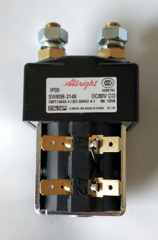 Main image of Genuine Albright SW80 80V SW80B-421T SW80-62 SW80B-2149 B8SW11 DC Contactor For Eelctric Forklift Electric Stacker Pallet Truck