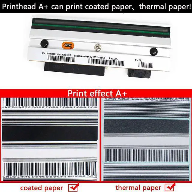 Alt view image 3 of 3 - P1053360-018 Thermal Printhead For Zebra 105SL PLUS 200dpi Barcode Label Printer,Warranty 90days