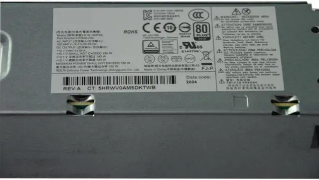 Alt view image 3 of 3 - Switching Power Supply For HP 80plus Gold ProDesk 280G3 400G5 SFF 4Pin 180W For D18-180P2A L07658-002