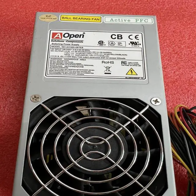 Alt view image 4 of 4 - Almost PSU For AOpen 80plus Bronze TFX 300W Switching Power Supply AO300-08TEB