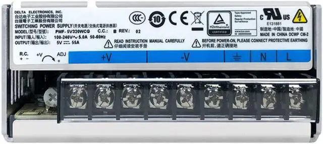 Alt view image 4 of 4 - Switching Power Supply For Delta 5V 55A 320W For PMF-5V320WCGB