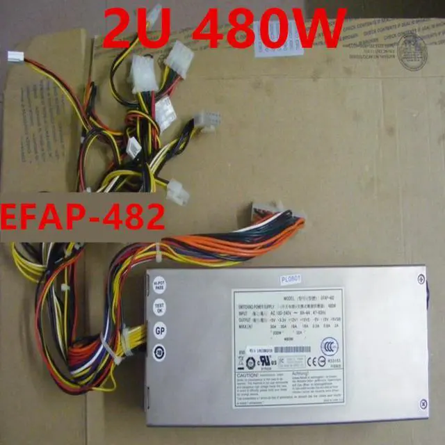 Main image of 90% PSU For Etasis NF290D2 NF295D2 2U 480W Switching Power Supply EFAP-482