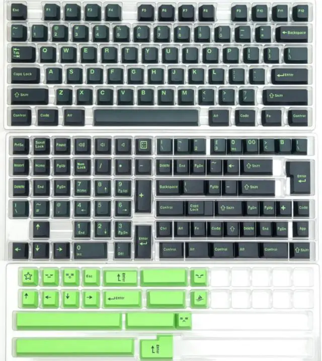 Main image of 173 Keys GMK Sound wave Cherry Profile Double Shot PBT Keycaps For Mechanical Keyboard For MX Switch With 1.75U 2U Shift ISO