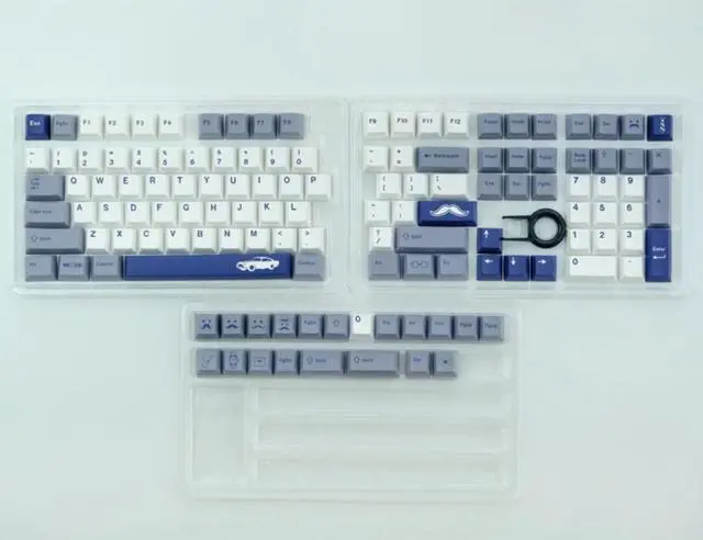 Main image of Ruth's sister 129 Keys GMK Gentleman Keycaps Dye Sublimation Profile Keycap For MX switch Mechanical Keyboard Keycaps GK61 GK64