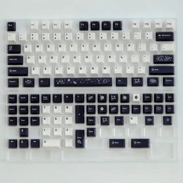 Main image of Ruth's sister 129 Keys GMK Galactic Keycaps PBT Dye Sublimation Profile Keycap For MX switch Mechanical Keyboard Keycaps