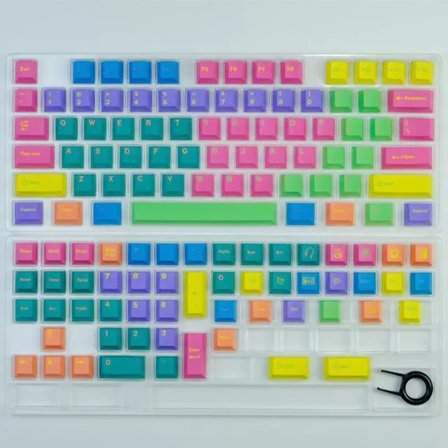 Main image of Colorful Personality Keycaps 129 Key PBT Keycaps Dye Sublimation Cherry Profile Keycap For MX switch Mechanical Keyboard Keycaps