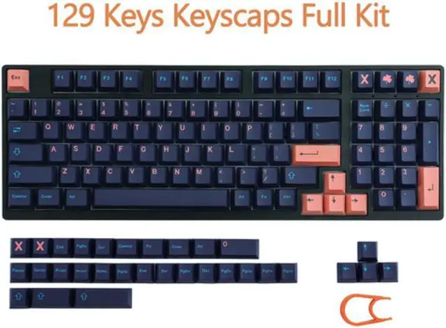 Main image of GMK Firefly 129 Keys Keycaps Cherry Profile PBT DYE-SUB Keycap For Cherry MX Switch Mechanical Keyboard Personalized Key Cap