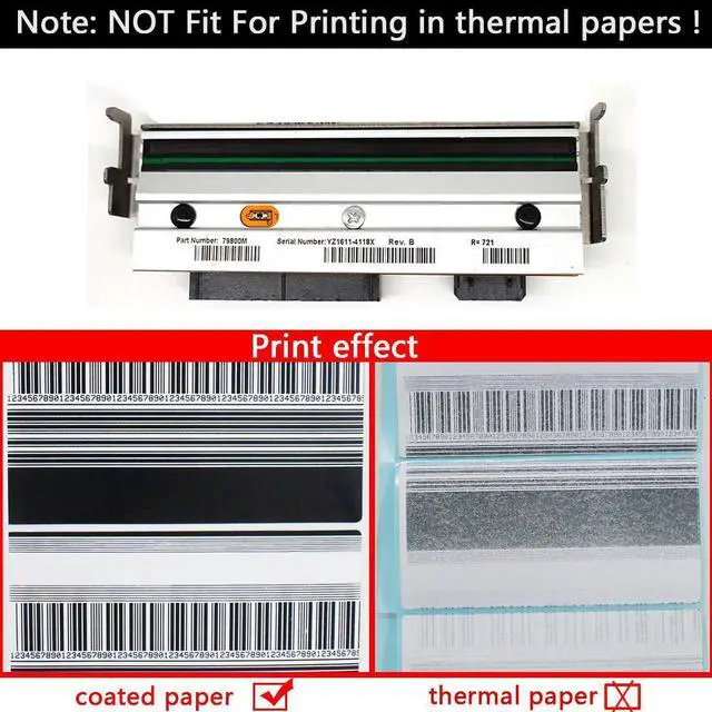 Main image of OIAGLH Compatible 79800M Printhead For RZ400 203dpi Thermal Printer,Printer Spare Part