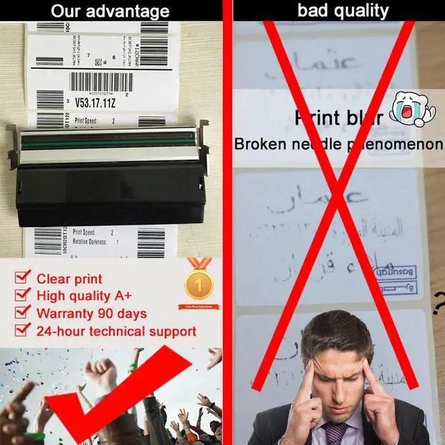 Main image of OIAGLH A quality 79801M Print Head For ZM400 300dpi Thermal Barcode Label Printer Printhead,90days Warranty