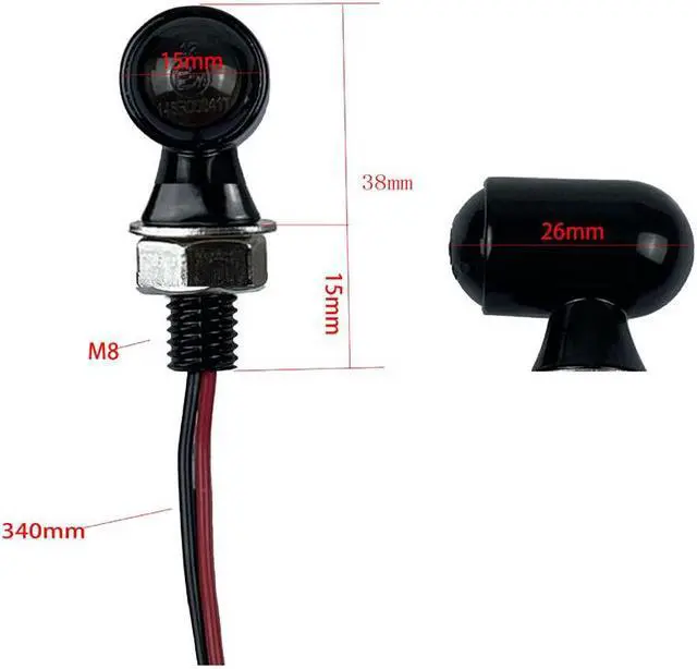 Alt view image 4 of 5 - Paiying New Motorcycle Turn Signal Amber Light Blinker Smoke For Most Motorcycle