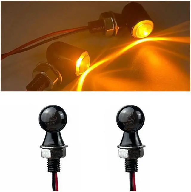 Main image of Paiying New Motorcycle Turn Signal Amber Light Blinker Smoke For Most Motorcycle