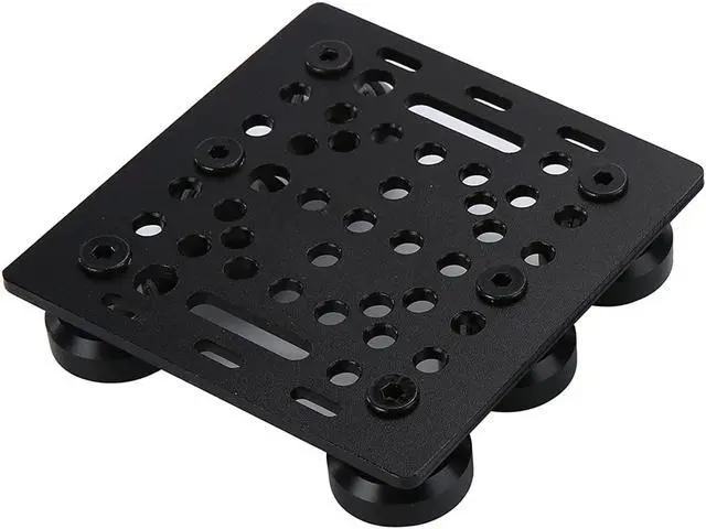 Alt view image 5 of 6 - 1-Pack Assembled 2040 V Gantry Plate Kit with 6pcs V Solid POM Wheels Only Compatible with 2040 4040 Series V Slot Aluminum Extrusion Profiles Linear Rail 3D Printer CNC Machine