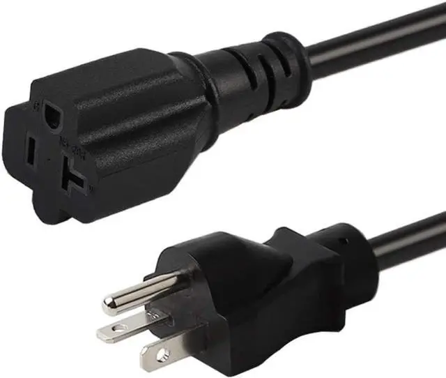 Main image of 6Feet/1.83M Nema 5-20P Power Extension Cord, (UL CUL Listed) Heavy Duty 12AWG Nema 5-20P to 5-20R Extension Power Cable,20Amp T Blade Male to Female Cable